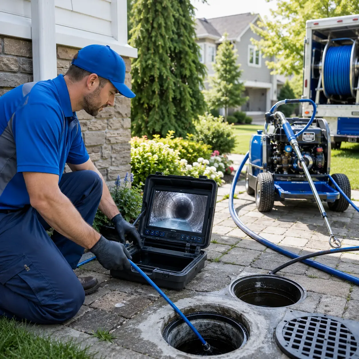 Outdoor drain cleaning professionals serving Dallas, NC